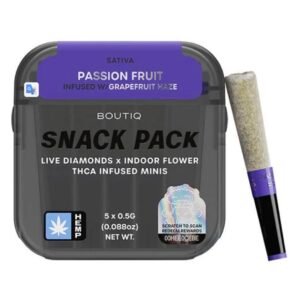 Passion Fruit & Grapefruit Haze Boutiq Infused Mini THCA Prerolls 2.5G