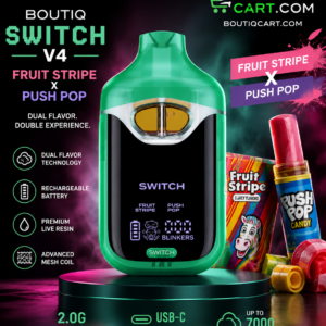 Boutiq Switch V4 Fruit Stripe x Push Pop